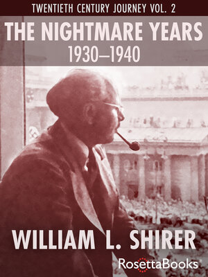 cover image of The Nightmare Years, 1930–1940